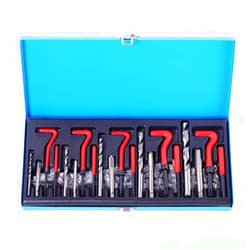 MADOCEGO 131 Piece Helicoil Type Thread Rethread Repair Kit Metric M5 M6 M8 M10 M12 Screw Rings of Metal
