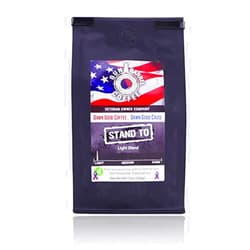 Gun Barrel Coffee Whole Bean Light Roast - Stand To - Smooth Delicious Gourmet Quality Coffee Beans - Veteran-Owned American Coffee Roasters (12 oz)
