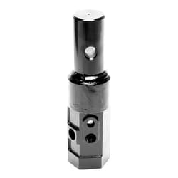 AGKNX Heavy Duty Auger Adapter 2inches Female Hex to 2-9/16inches Male Round