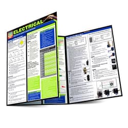 Inc. BarCharts Electrical (Tri-Fold Laminated Chart)
