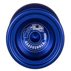 Duncan Toys Roadrunner Yo-Yo, Unresponsive Expert Level Yo-Yo, Concave Bearing and Aluminum Body, Blue