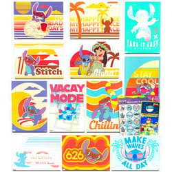 Disney Lilo and Stitch Decor Posters Set - Bundle with Disney Wall Posters | Lilo & Stitch Party Favors, Stickers, More | Lilo and Stitch Bedroom Decorations