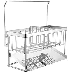 Generic Sink Organizer and Sponge Holder, 304 Stainless Steel Rustproof, Adjustable, Self-Draining Sink Caddy for Sponges, Brushes, Dish Soap,Kitchen Towel,Kitchen Rags