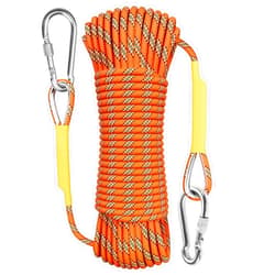 X XBEN Outdoor Climbing Rope 10M(32ft) 20M(64ft) 30M(96ft) 50M(160ft) 70M(230ft) 152M(500FT) 352M(1000FT) Static Rock Climbing Rope for Escape Rope Ice Climbing Equipment Fire Rescue Parachute