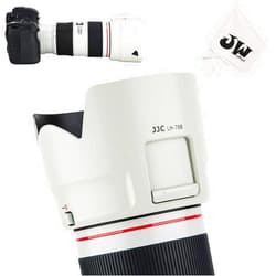 Kiorafoto Reversible Lens Hood Shade with ND CPL Filter Adjustment Window for Canon EF 70-200mm F4 L IS II USM Lens (Mark II Only) on EOS 5DM4 5DM3 5Ds 5DsR 6DM2 7DM2 80D 77D 70D 60D, Updates & Replaces ET-78B