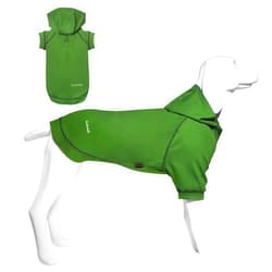 Kickred Basic Dog Hoodie, Premium Dog Sweater Pullover, Soft & Comfy Cotton Pet Clothes Hoodies with Hat and Leash Hole, Dog Puppy Sweatshirt Coat for Small Medium Large Dogs - Army Green (Small)
