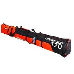 BRUBAKER Padded Ski Bag Skibag Carver Pro 2.0 with Strong 2-Way Zip and Compression Straps Available in 11 Colors and in 66 7/8