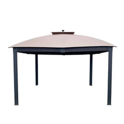 APEX GARDEN Replacement Canopy Top for Lowe's Allen roth Brown Metal Rectangle Semi- Gazebo Model #L-GZ815PCO-T