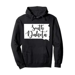 South Dakota SD 1889 Weißwedelhirsch South Dakotan South Dakota SD 1889 White Fridge Deer South Dakotan Pullover Hoodie