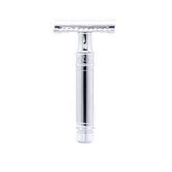 Edwin Jagger DES89BL Chrome Short DE Safety Razor (Closed Comb)