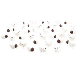 BLAPNK 40pcs Miniature Sheep Figurines Mini Herd of Sheeps Figure Toy Cake Toppers Moss Landscape Decoration DIY Terrarium Crafts Ornament