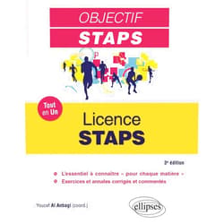 French Edition by Youcef Al Anbagi (Author), Lucie Amaro-Peguy (Author), Cécile Bernard-Calvet (Author), Joline Boulon (Author), Joséphine Buffet (Author), Jonathan Collard (Author), Frédéric Danion (Author), Jacques Dumont (Author), Olivier Gonzalez (Author), Romuald Lepers (Author), Ludovic Marin (Author), Alain Martin (Author), Gilles Martin-Rosset (Author), Romain Mouisset (Author), Alexandre Oboeuf (Author), Jean Périsson (Author), Matthieu Quidu (Author), Isabelle Rémy (Author), Valérie Schwob (Author), Marc Testa (Author) & 17 more Tout-en-un STAPS - Licence STAPS
