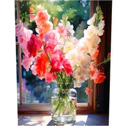 Ausanrl Flowers Diamond Painting Kits for Adults-Diamond Art Kits for Adults Beginner,5D Diamond Painting Flowers,Gem Art Kits for Gift Home Decor 12x16inch