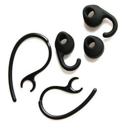 CE CENTAURUS ELECTRONICS New 3pcs Gel Ear Bud Earbuds tip + 2pcs Ear Hook Loop earhooks Replacement for Jabra EASYCALL EASYGO Clear USA Cell Phones Parts