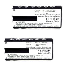 Synergy Digital Baby Monitor Batteries, Compatible with Philips Avent SCD520/60 Baby Monitor, (Ni-MH, 2.4V, 700 mAh), Combo-Pack Includes: 2 x SDOTH-H7128 Batteries