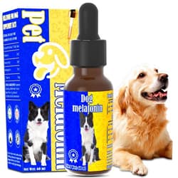 Tetra Dog Melatonin, Quiet Moments Calming Aid for Dogs Melatonin, Effective Anxiety Relief, Dog Sleep Aid for Dogs &Cats, 60 Ml