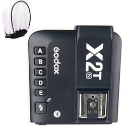 Godox X2T-N TTL Wireless Flash Trigger for Nikon, Bluetooth Connection, 1/8000s HSS,5 Separate Group Buttons, Relocated Control-Wheel, New Hotshoe Locking, New AF Assist Light