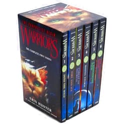 By Erin Hunter (Author) Warriors Box Set: Volumes 1 to 6: The Complete First Series (Warriors: The Prophecies Begin)