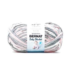 Bernat Baby Blanket 300g Baby Grays Yarn - 1 Pack of 300g/10.5oz - Polyester - 7 Super Bulky - Knitting/Crochet