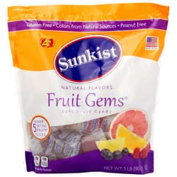 Heywood Jelly Belly, Sunkist, Fruit Gems, Soft Fruit Candies, 2lb Bag (Pack of 2)