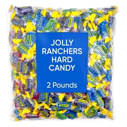 CHAIN & JO SWEETS Jolly RanchersAssorted Fruit Flavored Hard Candy - 2 Pounds Of Approx 150 Hard Candy Individually Wrapped -Bulk Jolly RanchersMix - Christmas Hard Candy Jolly RancherFruit Candy in Bulk - Fruit Flavored Candy - Hard Candy Assortment Fruit Candy
