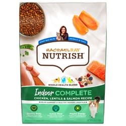 Nutrish Rachael Ray Nutrish Indoor Complete Premium Natural Dry Cat Food, Chicken with Lentils & Salmon Recipe, 14 Pounds (Packaging May Vary) (1826690300)