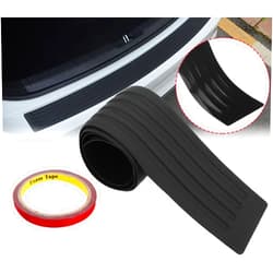 JAMESVAN 35.5x2.8 inches Universal Car Rear Door Sill Guard Body Bumper Strip Protective Trim Protector
