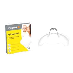 Medela Hydrogel Pads | Pain Relief for Sore or Cracked Nipples | Breastfeeding Essentials & Contact Nipple Shield for Breastfeeding, 20mm Small Nippleshield