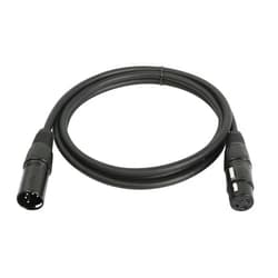 SinLoon DMX Stage Light Cable,DJ XLR Cable,3-Pin Female XLR to 5-Pin Male XLR DMX Turnaround Connection for Moving Head Light Par Light Spotlight with XLR Input & Output (1.5M/4.9FT 5male)