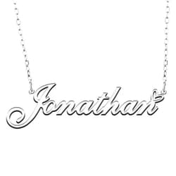 RONKAHSHOW Custom Pendant Name Necklace Customized Personalized with Heart Necklace Best Gift for Women New Year Birthday Mother’s day Christmas wedding Party