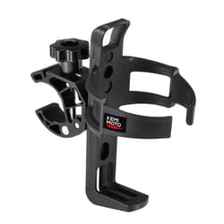 KEMIMOTO ATV Cup Holder Motorcycle Bottle Holder Universal Drink Holder with 0.6-1.56in Metal Clamp for 20oz Bottle for Bike Boat, Stroller, Walker, Wheelchair, Scooter, Golf Cart