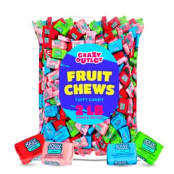 CRAZYOUTLET JOLLY RANCHER Chews, Assorted Fruit Candy, Bulk Pack 2 Pounds (About 190 Count)