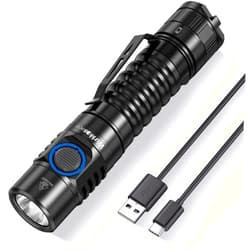 Wurkkos FC11 Rechargeable LED Flashlights Max 1300Lumen High 90CRI EDC Flash Light USB C Charge,IP67 Waterproof Torch, Magnetic Tailcap, Great for Dog Walking Home use Emergency(5000K)
