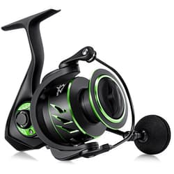 Piscifun Viper X Spinning Reels, Carbon Fiber 33LBs Max Drag, 10+1 Shielded BB, Saltwater Freshwater Spinning Fishing Reel, 5.2:1/6.2:1, 500, 1000, 2000, 3000, 4000, 5000 Series