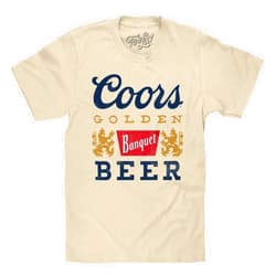 Tee Luv Men's Retro Coors Banquet Beer Shirt