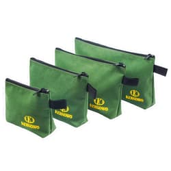 KERNOWO 4 Pcs Upgrade Canvas Zipper Tool Pouch, 20 oz Heavy Duty Tool Bag, Water Resistant Utility tools Organizer, 7.5/9.5/11.5/13 inch Spacious Storage Pouches with Dependable YKK Nylon Zippers by KERNOWO