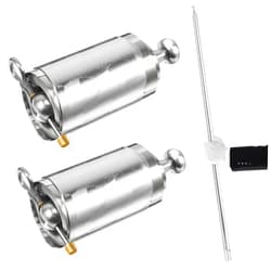Healifty 2pcs Metal Appearing Cane Magician Wand Retractable Collapsible for Professional Magician Stage Close-up Tricks Accessories