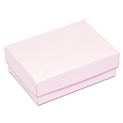 Pacific Jewelry Displays 16 Pack Matte Pink Cotton Filled Kraft Paper Cardboard Jewelry Gift and Retail Boxes 3.25 X 2.25 X 1 Inch #32 by Pacific Jewelry Displays