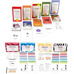 Think Tank Scholar 180 Preschool Flash Cards Bundle + 304 Addition, Subtraction, Multiplication & Division | Pocket Math (All Facts Box Set)