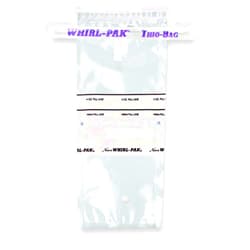 Nasco Whirl-Pak B01040WA Standard Thio Bag, 185mm L x 75mm W, 0.057mm Thickness, 100mlCapacity (Box of 100)