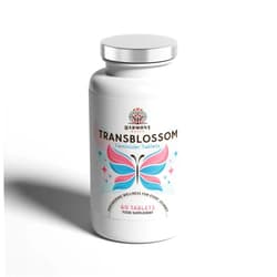 TransBlossom Hormone MTF Feminizer Pills Empowering Wellness for Every Journey 60 Tablets, Transform Pills, Ladyboy, White