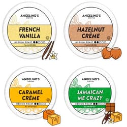 Angelino's Coffee, 96 Count, Compatible with Keurig 2.0 K-Cup Brewers (Flavored Variety, 96 Count)