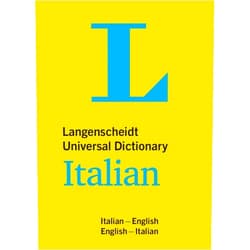 By Langenscheidt Editorial Team Langenscheidt Editorial Team (Editor) Langenscheidt Universal Dictionary Italian: Italian-English / English-Italian