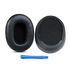 Jingewell Replacement Ear Pads Cushion for Skullcandy Crusher Wireless Crusher Evo Crusher ANC Hesh 3 Hesh EVO Hesh ANC Headphones, Headset Ear Cups Cover Repair Parts Black