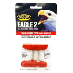 Kool Stop Cantilever Thinline, Cantilever Brake Pads, Non-Threaded Posts, Salmon, Red, Pair