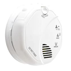 Zeus CCTV 1080P Battery Powered HD Wi-Fi Camera Fire Alarm Smoke Spy Camera (3120 Model / 60 Day Battery/Wall Mount)