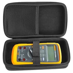 Maoershan Hard Travel Protective Carrying Case for Fluke 87V MAX True-RMS Digital Multimeter IP67 Rated TL175 Test Leads (Case Only)