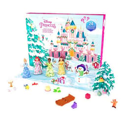Disney Princess Mattel Disney Princess Toys, Advent Calendar with 24 Days of Surprises Including 4 Princess Small Dolls, 5 Friends & 16 Accessories, Inspired by Disney Movies