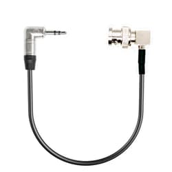 HENGYONGTA Tentacle Sync Easync Denecke Bidirectional Timecode Flexible Cable 3.5 mm TRS Jack to Right Angle BNC for ARRI Amira, for Canon C300 C500 C70, for Sony FX6 FX9 Camera, Zoom Recorder