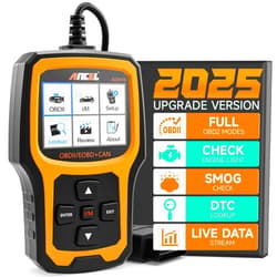 ANCEL AD410 Enhanced OBD2 Scanner, Vehicle Code Reader for Check Engine Light, Automotive OBD II Scanner Fault Diagnosis, Mechanic Scan Tool for All OBDII Cars 1996+, Black/Yellow